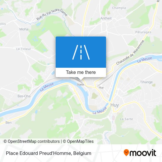 Place Edouard Preud'Homme plan