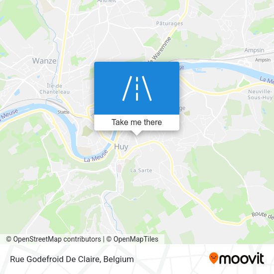 Rue Godefroid De Claire map