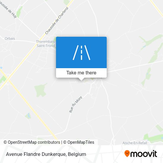 Avenue Flandre Dunkerque map