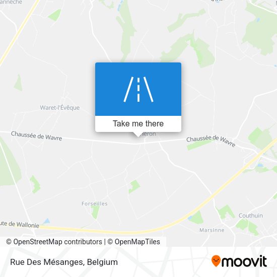 Rue Des Mésanges plan