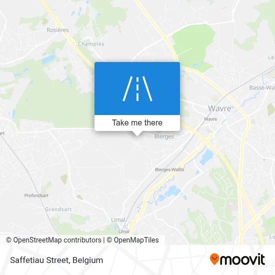 Saffetiau Street map