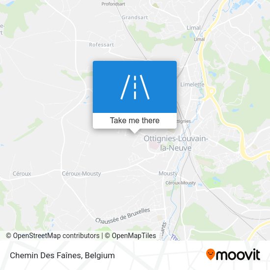Chemin Des Faînes map