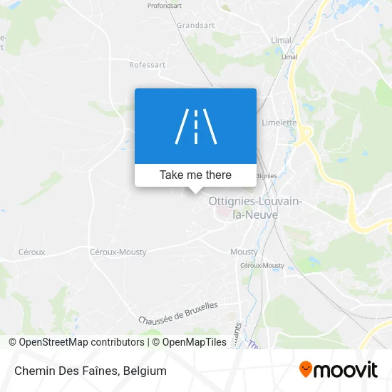 Chemin Des Faînes map