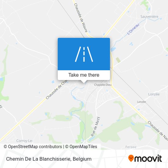 Chemin De La Blanchisserie map