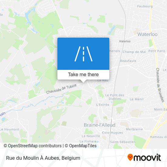 Rue du Moulin À Aubes plan