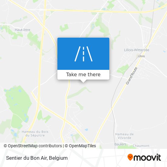 Sentier du Bon Air map