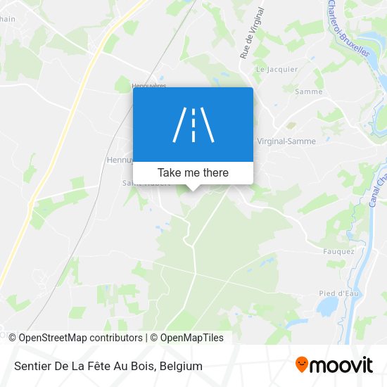 Sentier De La Fête Au Bois map