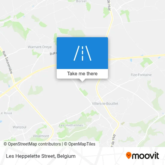 Les Heppelette Street map