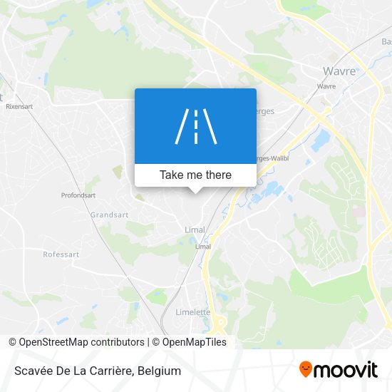 Scavée De La Carrière plan