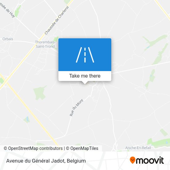 Avenue du Général Jadot map