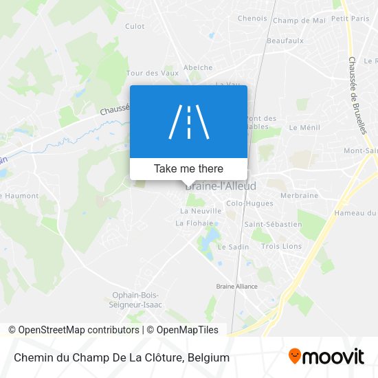 Chemin du Champ De La Clôture map