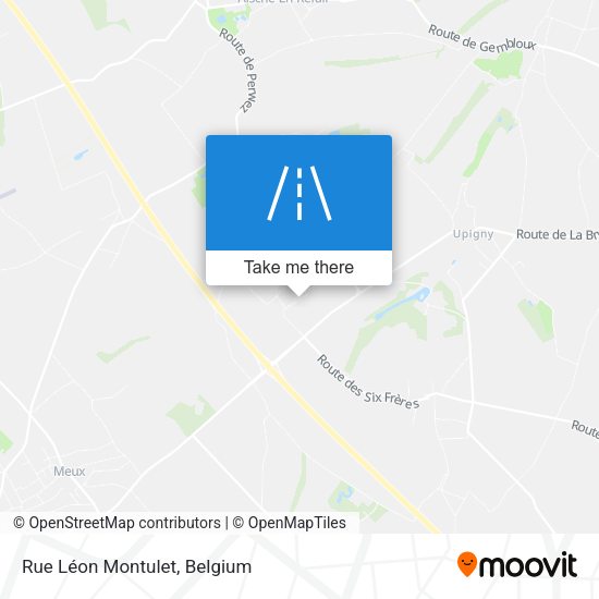 Rue Léon Montulet map