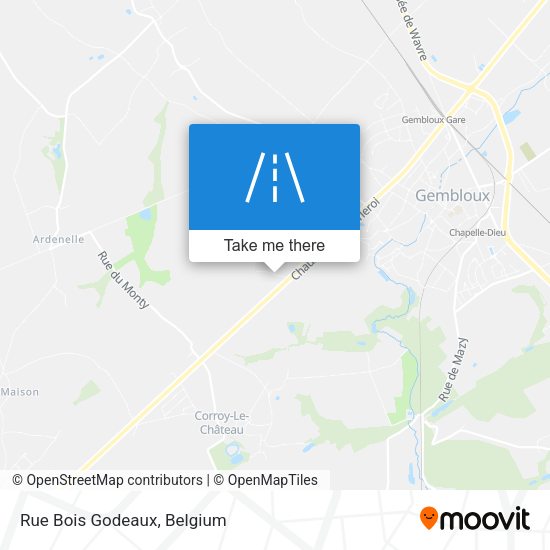 Rue Bois Godeaux plan