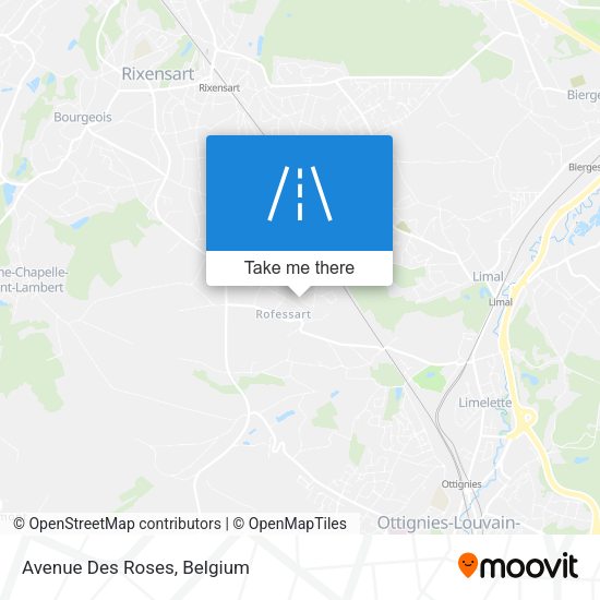 Avenue Des Roses plan
