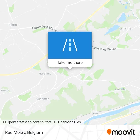Rue Moray map