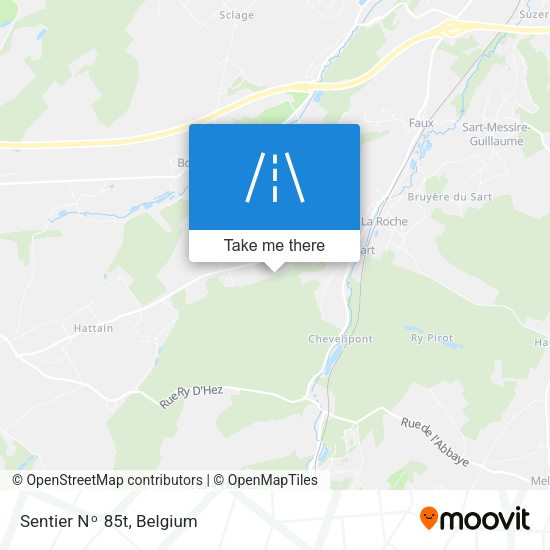 Sentier Nᵒ 85t map