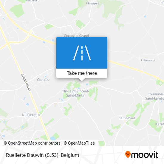 Ruellette Dauwin (S.53) map