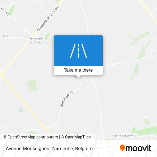 Avenue Monseigneur Namèche plan