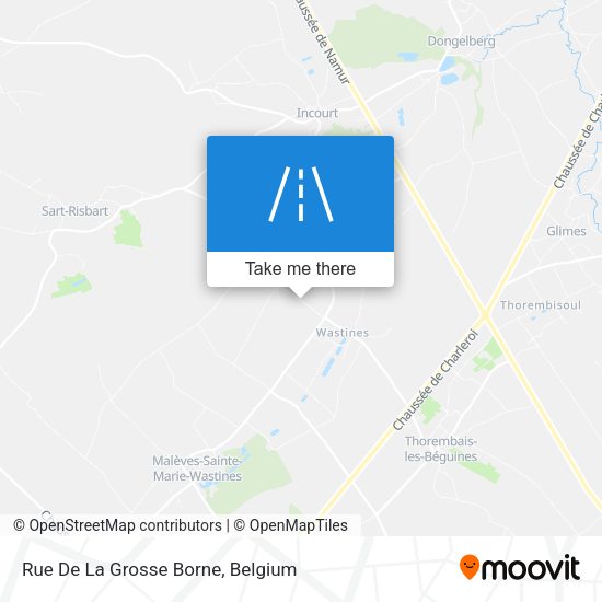 Rue De La Grosse Borne map