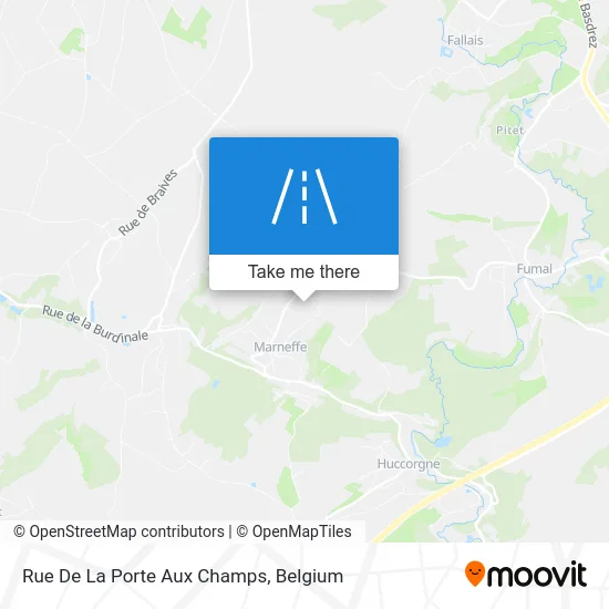 Porte Aux Champs Street map