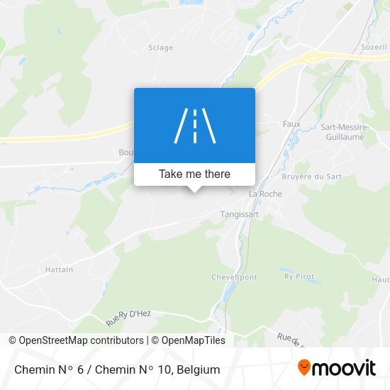 Chemin Nᵒ 6 / Chemin Nᵒ 10 map