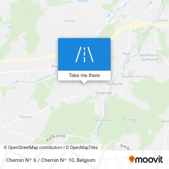 Chemin Nᵒ 6 / Chemin Nᵒ 10 map