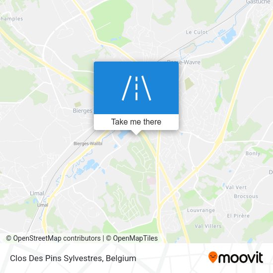 Clos Des Pins Sylvestres map