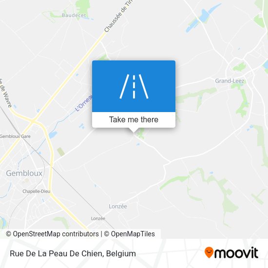 Rue De La Peau De Chien map