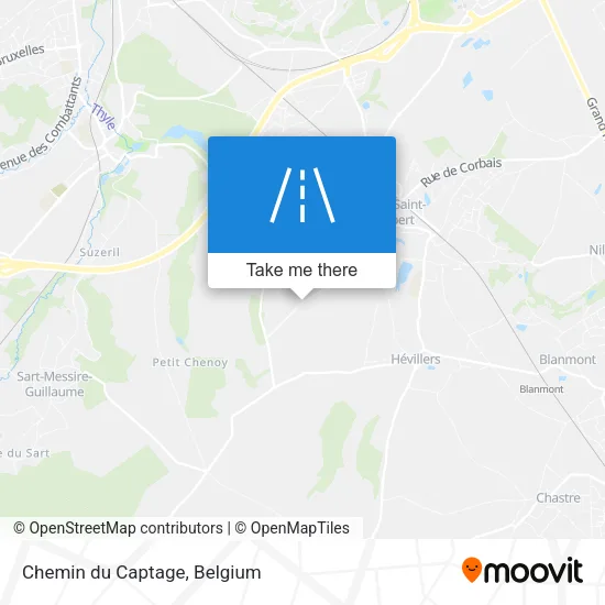 Chemin du Captage map