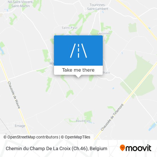 Chemin du Champ De La Croix (Ch.46) map