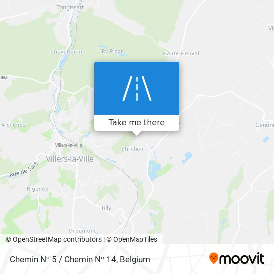 Chemin Nᵒ 5 / Chemin Nᵒ 14 map