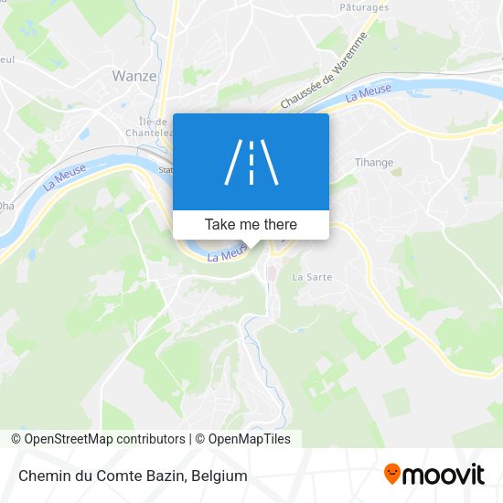 Chemin du Comte Bazin map