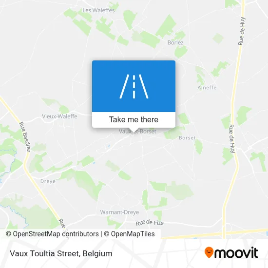 Vaux Toultia Street map
