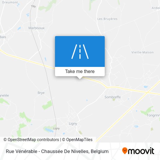 Rue Vénérable - Chaussée De Nivelles plan