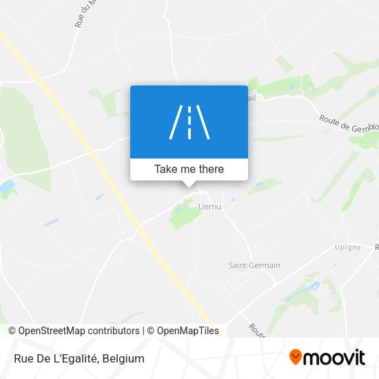 Rue De L'Egalité map