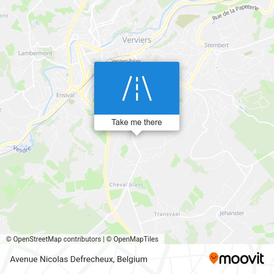Avenue Nicolas Defrecheux map