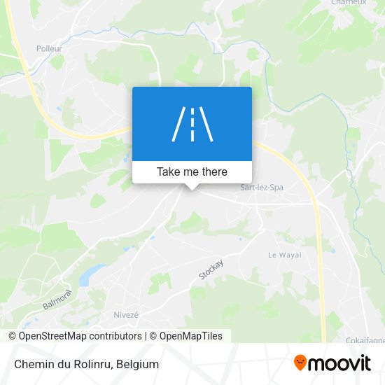 Chemin du Rolinru plan