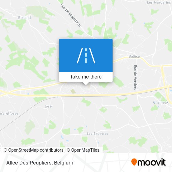 Allée Des Peupliers map