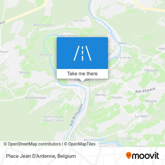 Place Jean D'Ardenne plan