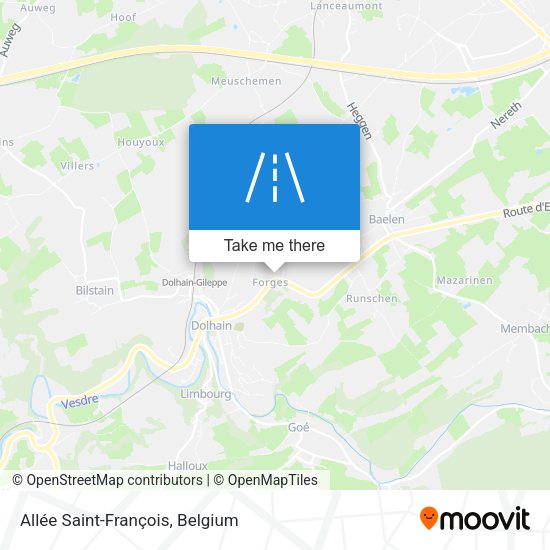 Allée Saint-François map