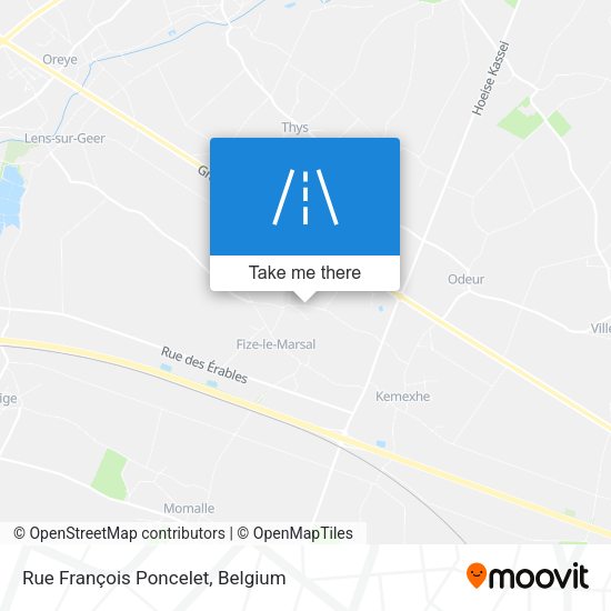 Rue François Poncelet map