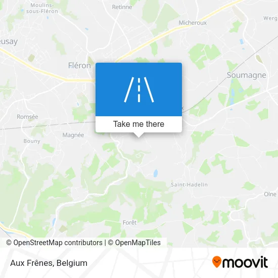 Aux Frênes map