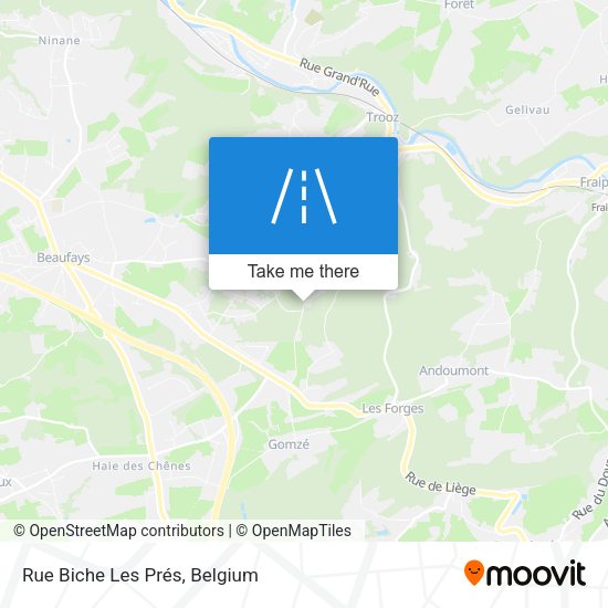Rue Biche Les Prés map