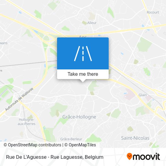 Rue De L'Aguesse - Rue Laguesse map