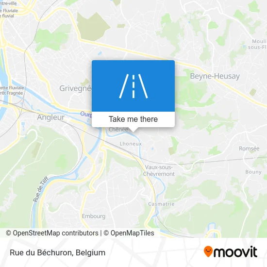 Béchuron Street map