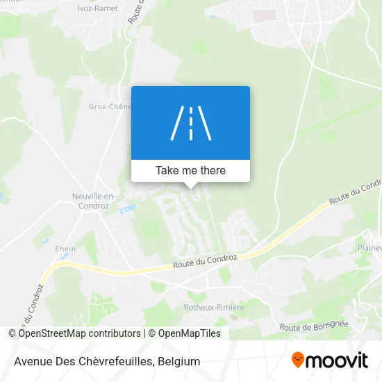 Avenue Des Chèvrefeuilles map