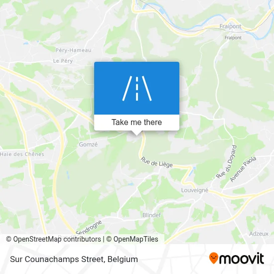 Sur Counachamps Street map