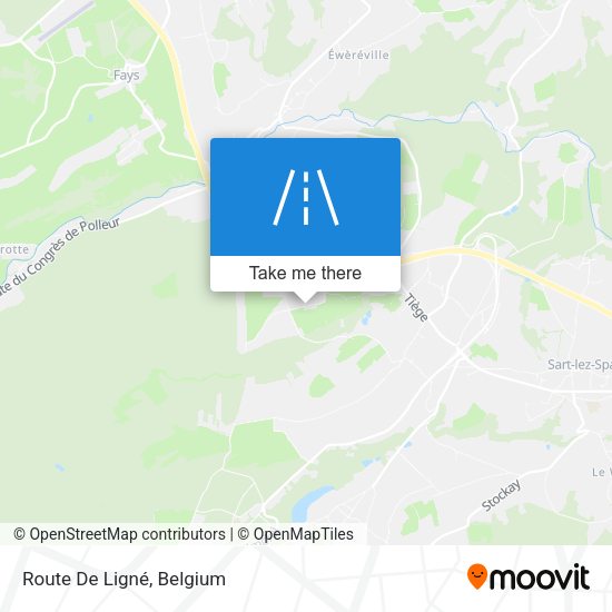 Route De Ligné plan