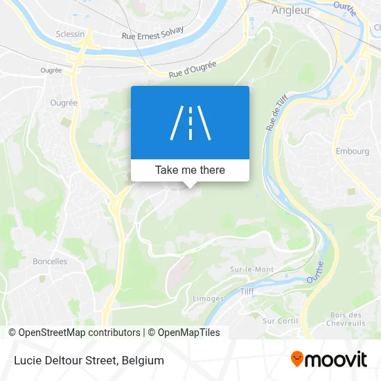 Lucie Deltour Street map