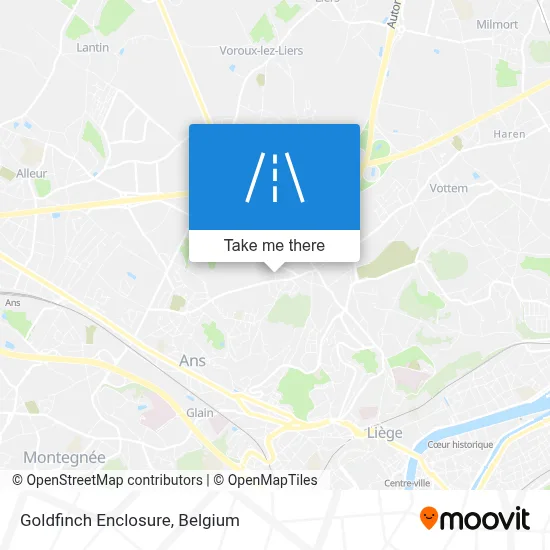 Goldfinch Enclosure map